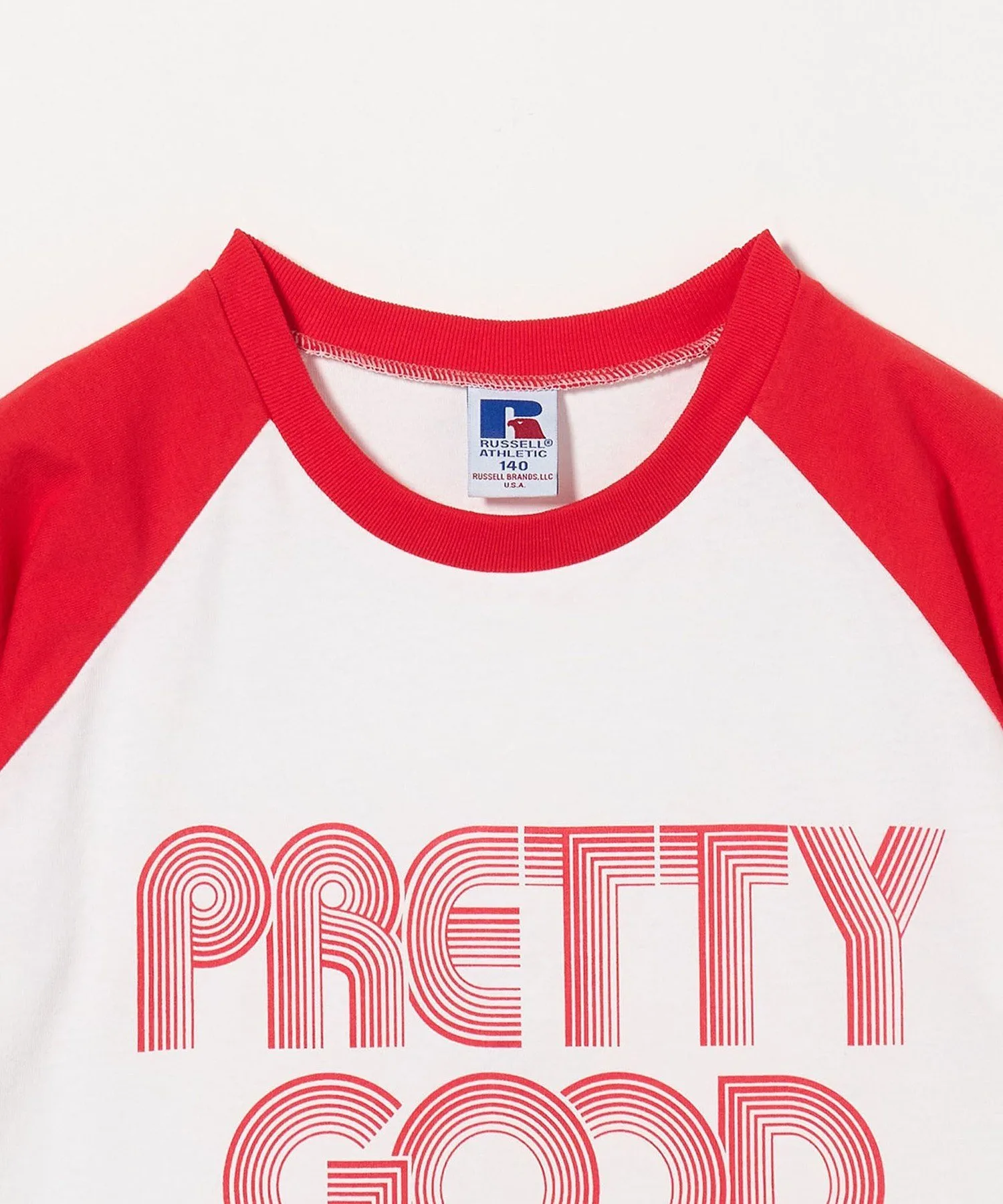 Футболка-реглан  / Детская 140-150 см United Arrows Green Label Relaxing, RED — фото 3