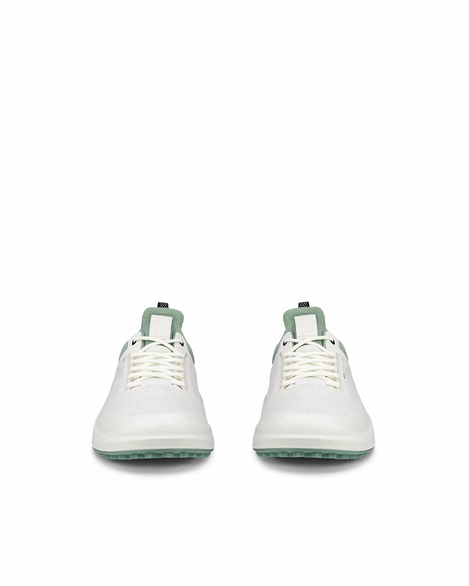 Мужские водонепроницаемые гольф-туфли ECCO Golf Core из натуральной кожи, White / Sedum Green — фото 2