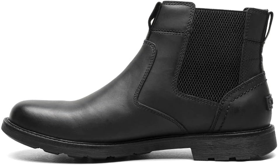 Мужские кожаные ботинки Nunn Bush 1912 Plain Toe Chelsea с защитой Scotchgard, черный — фото 4