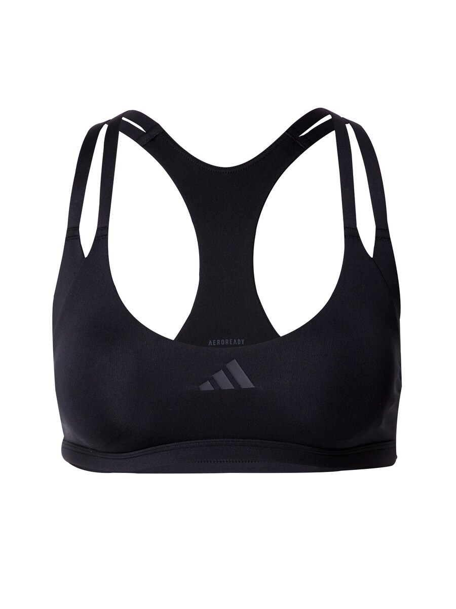 

Спортивный бюстгальтер-бралетт ADIDAS PERFORMANCE Aeroimpact Luxe, черный