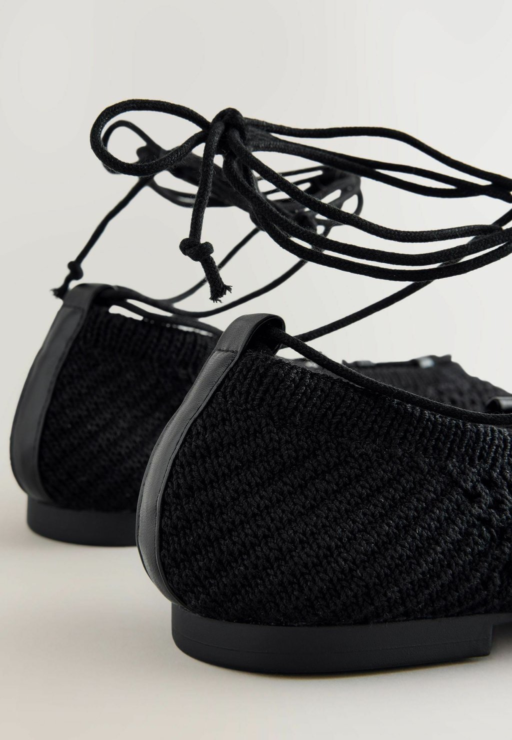 Балетки с ремешком на щиколотке REGULAR FIT - FOREVER COMFORT ROUND TOE TIE UP Next, черный — фото 4