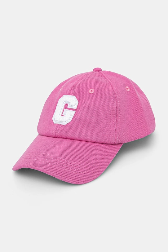 

Хлопковая кепка с козырьком Guess, розовый