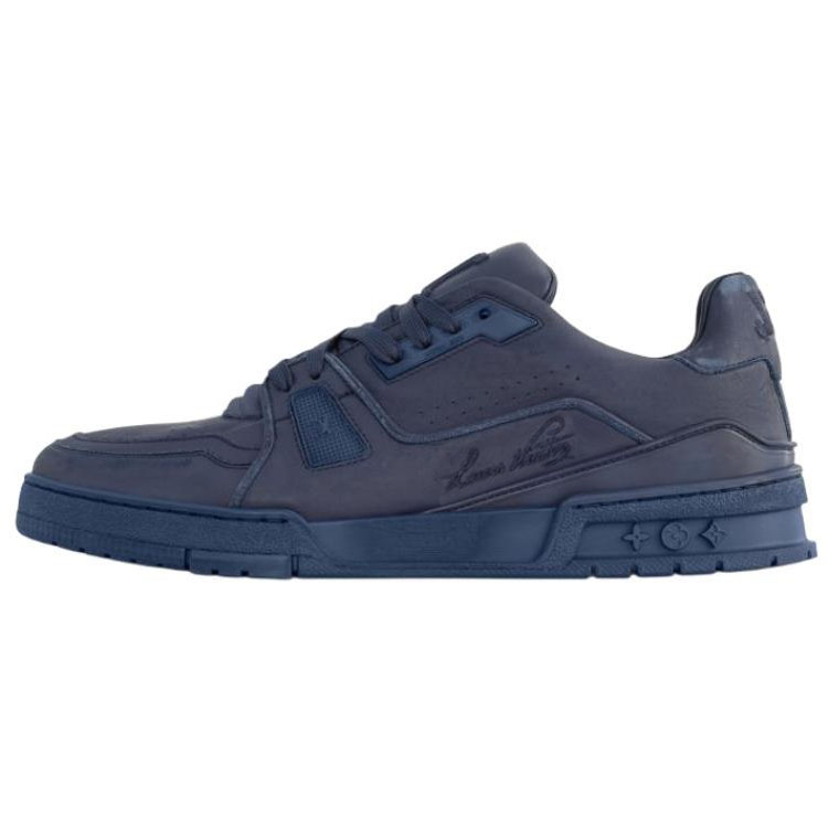 

LOUIS VUITTON Кроссовки для скейтбординга Trainer Low Top, мужские, синие