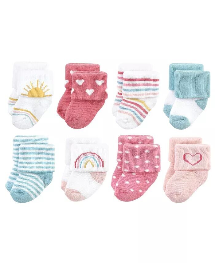 

Носки для новорожденных и махровые носки Hudson Cotton Rich для девочек Hudson Baby