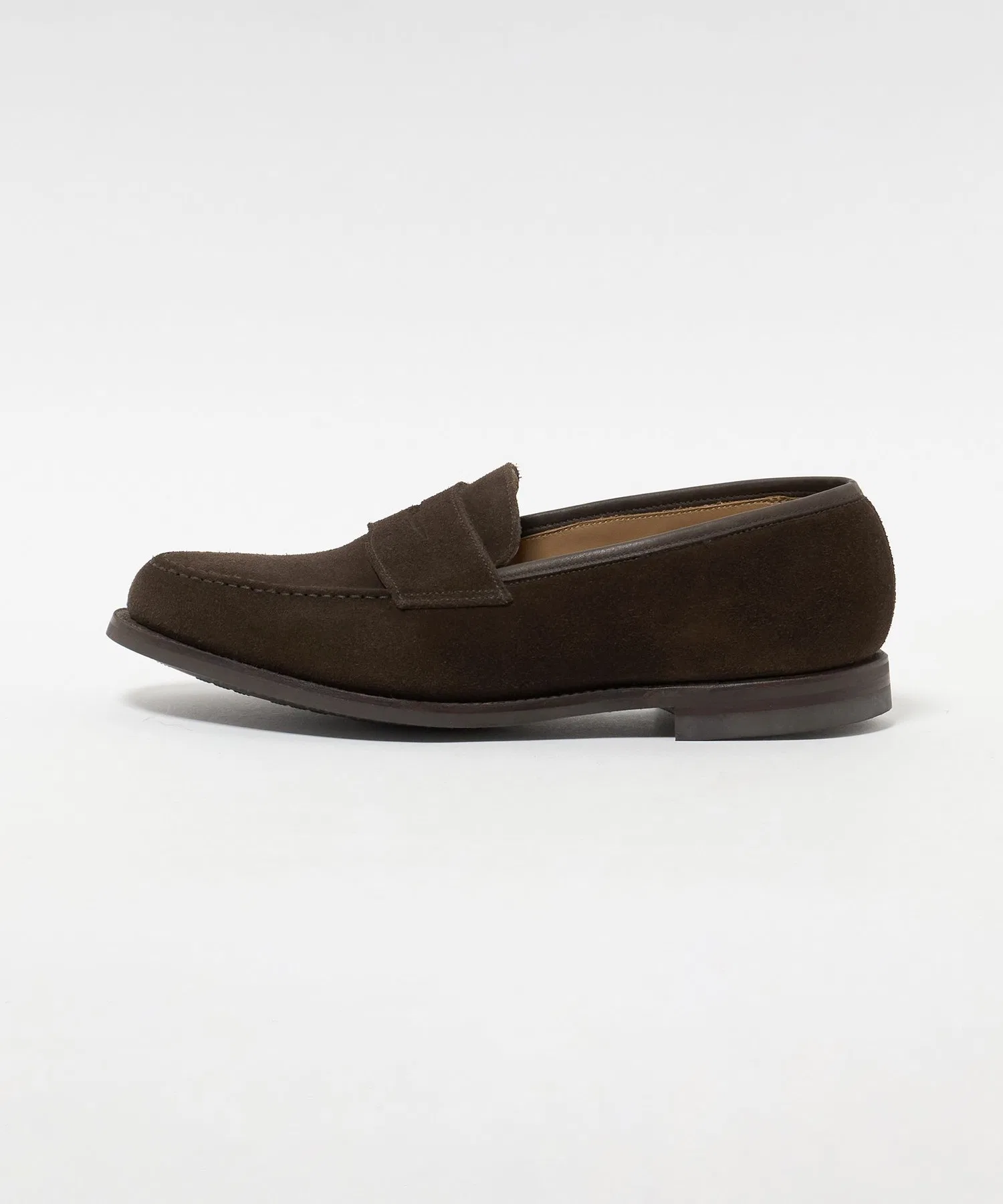 Мужские кожаные лоферы CROCKETT&JONES BOSTON2 тёмно-коричневые