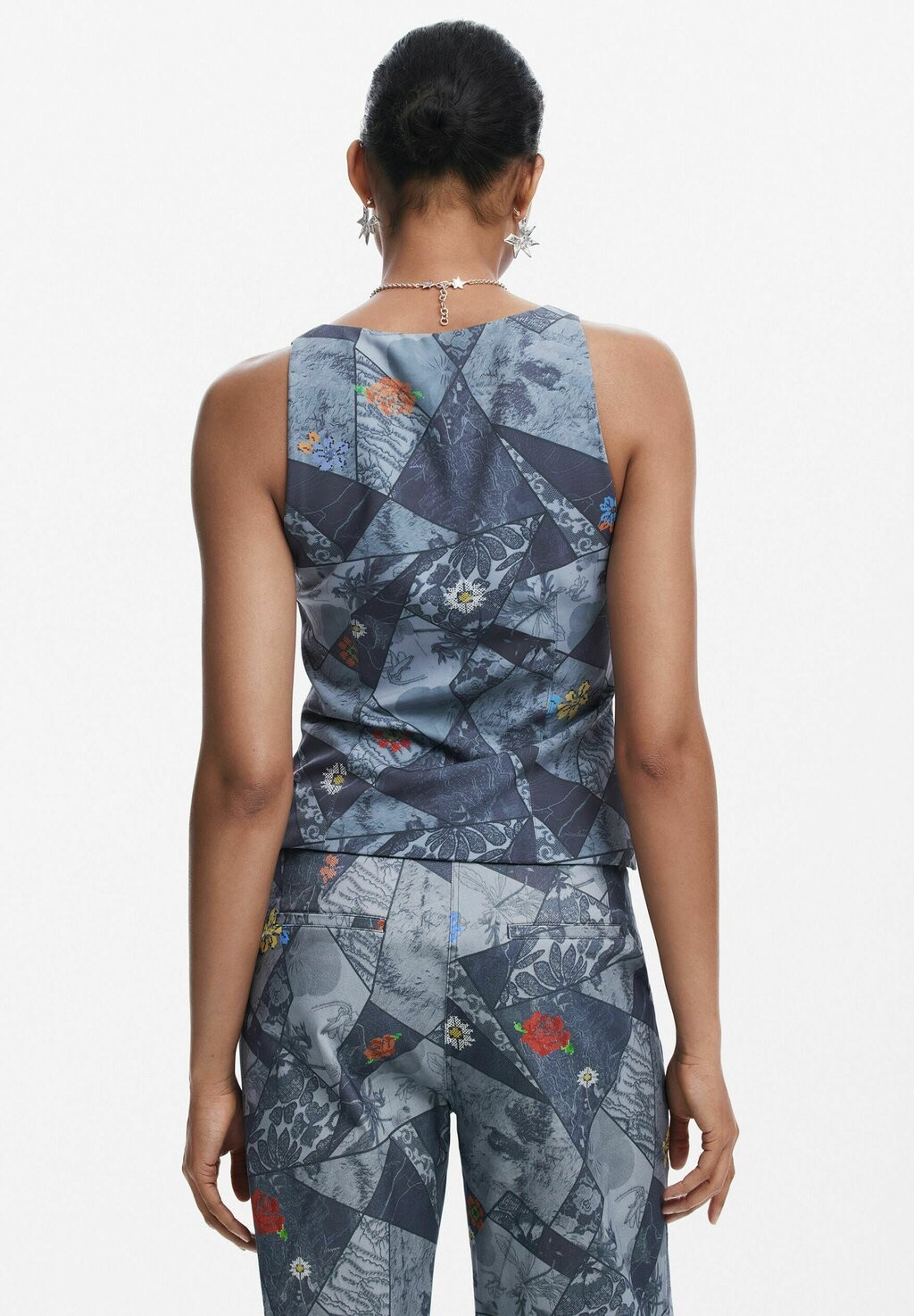 

Блуза PATCH TANK Desigual, синий