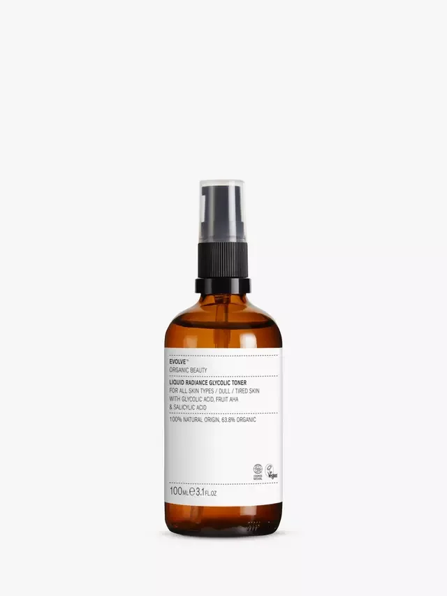 Тоник Evolve Organic Beauty — Жидкий Liquid Radiance с гликолевой кислотой, 100 мл