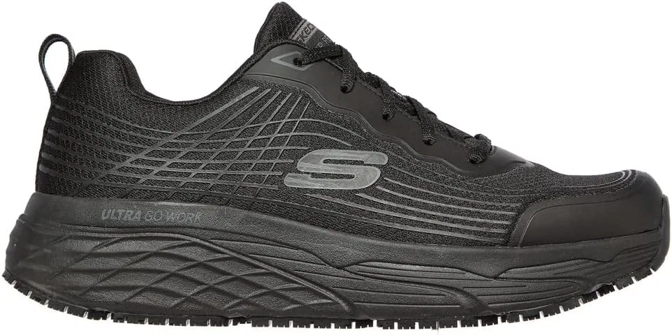 Мужские кроссовки Skechers Max Cushioning Elite Sr Rytas, Black Textile Synthetic — фото 3