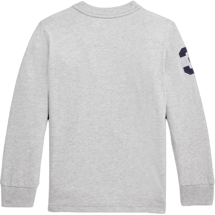 Детская футболка Polo Ralph Lauren, серый — фото 3