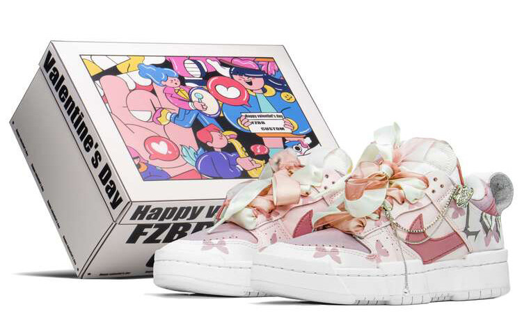 

Кроссовки Nike Dunk Disrupt Skateboard Shoes Women's Low-Top Pink