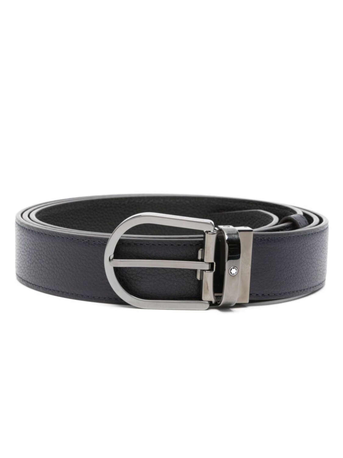 

Montblanc ремень с пряжкой Horseshoe, синий