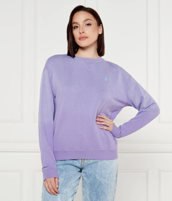 

Свитшот женский Polo Ralph Lauren с логотипом бренда, лавандовый