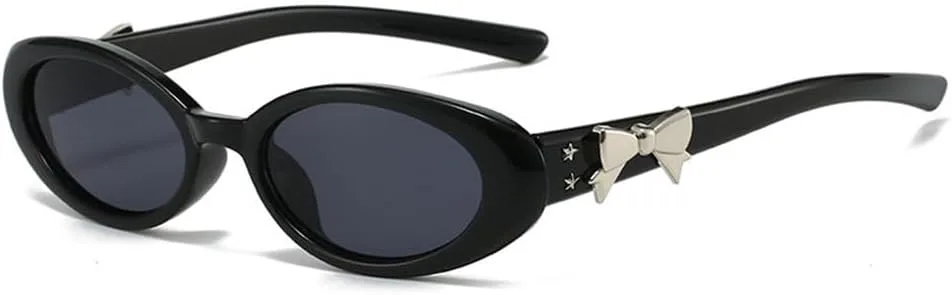 

Ретро-солнцезащитные очки с овальной оправой для женщин, модные, в маленькой овальной оправе, для активного отдыха, с защитой от УФ-излучения UV400 KTUCN, C1