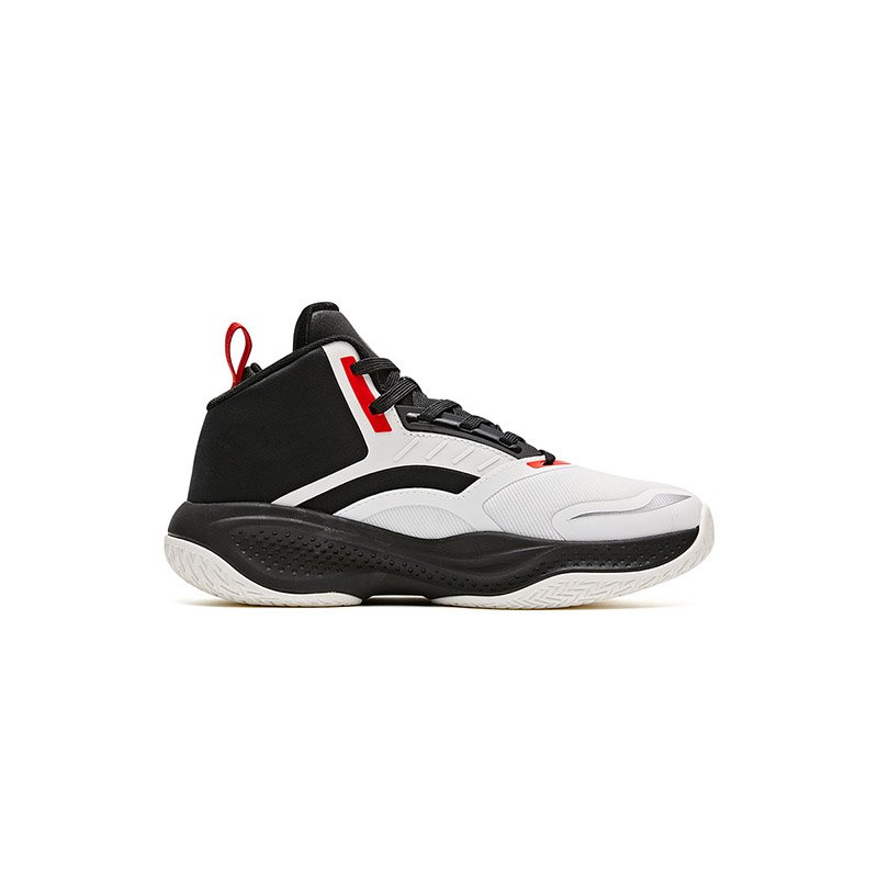 Коллекция Basketball высокие детские баскетбольные кроссовки Kids' Under Armour, черно-белый — фото 4