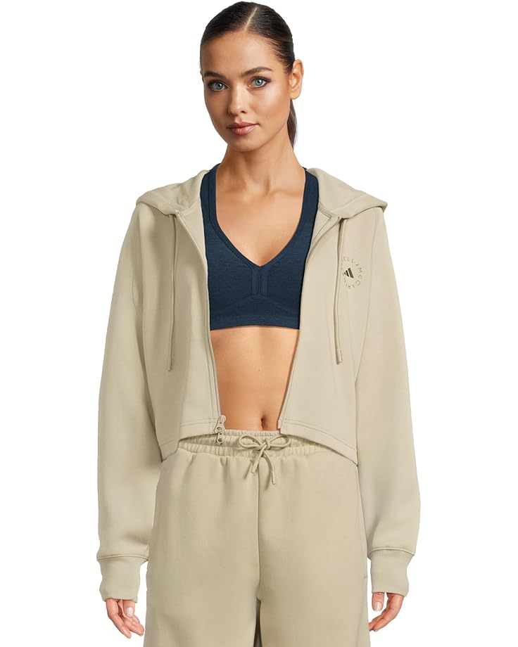 

Худи adidas by Stella McCartney Adidas by Stella McCartney Sportswear - Cropped Hoodie JJ0143, цвет Desert Sand-Smc