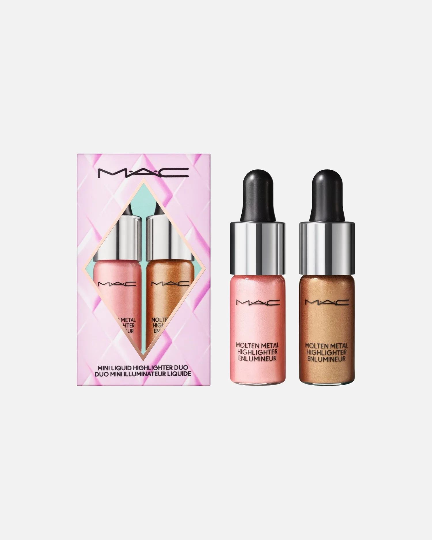 Набор для макияжа Teint, мини-хайлайтер Mac Holiday Surreal Shine. Mac, 1 шт