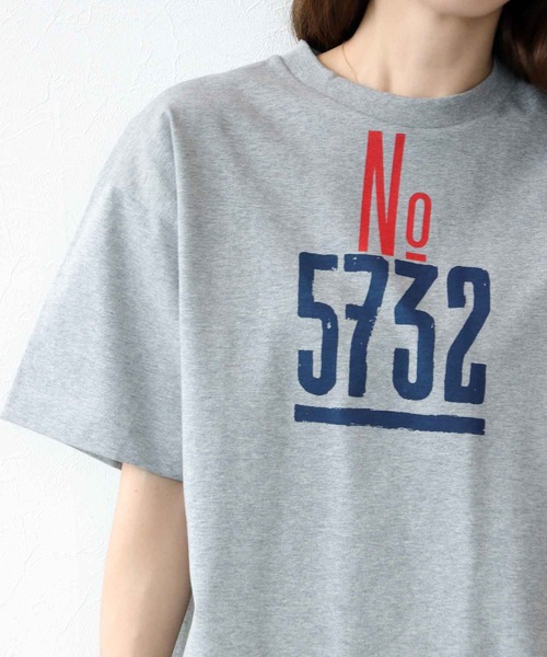 

Футболка с принтом Jines, серый