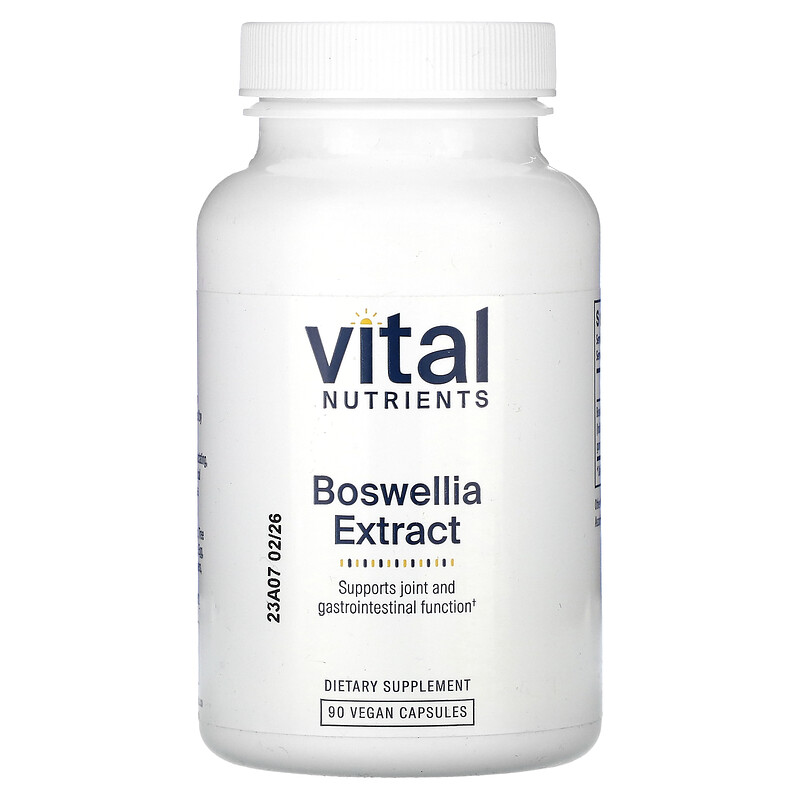 

Vital Nutrients, Экстракт босвеллии, 400 мг, 90 веганских капсул