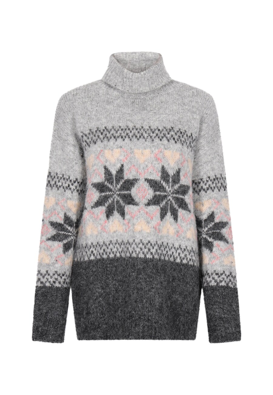 

Большой свитер usha BLUE LABEL, цвет Anthracite/mottled grey