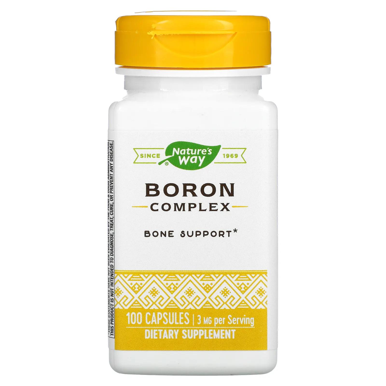 

Nature's Way Комплекс Boron 3 мг 100 капсул