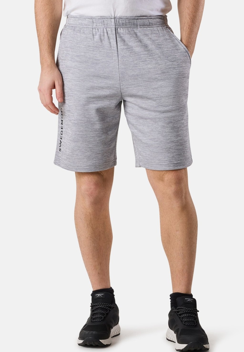

Спортивные шорты TRAINING LOGO Swedemount, цвет Lt Grey Melange Charcoal Melange