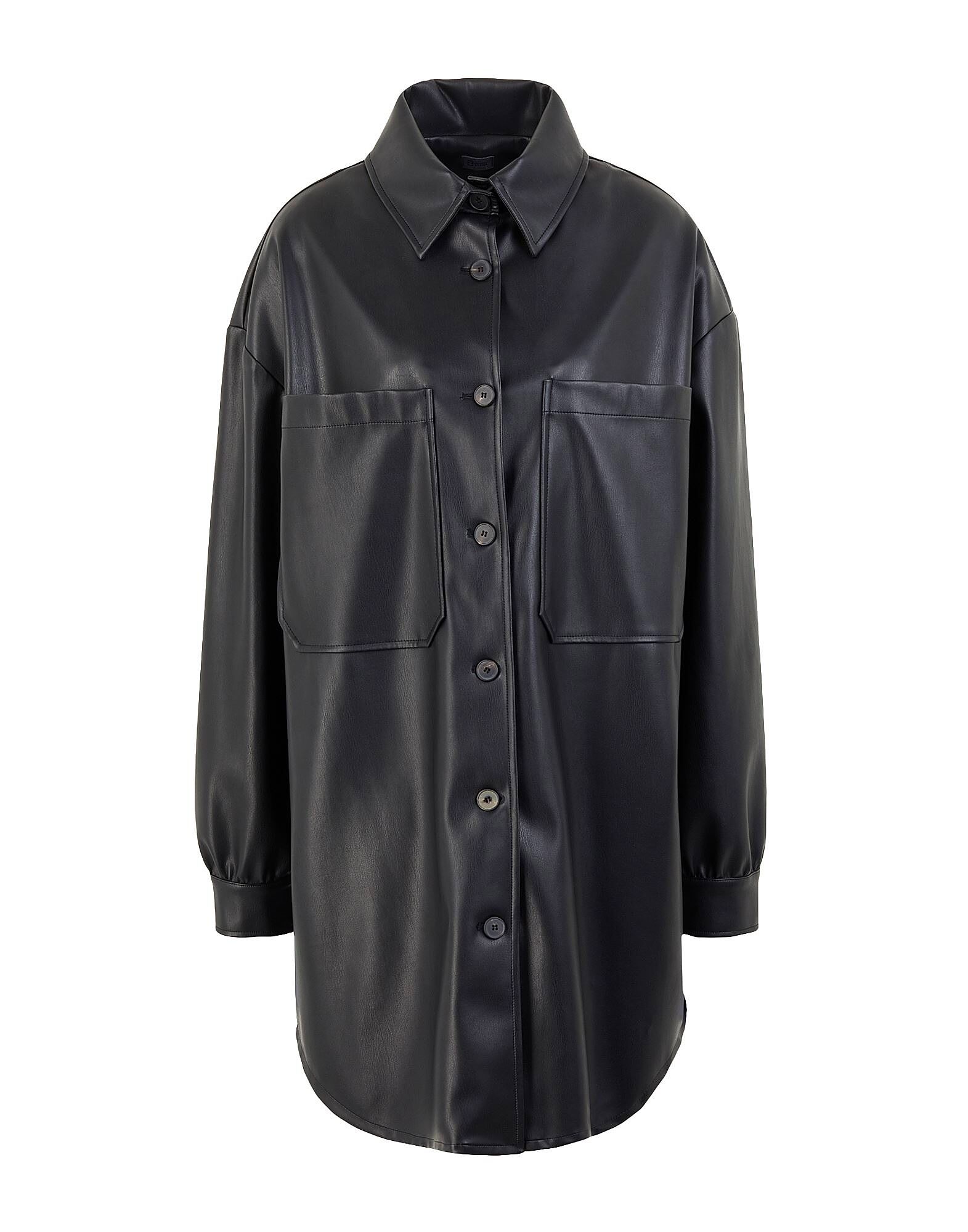 

Рубашка Oversized Overshirt W/ Pockets 8 By Yoox, черный