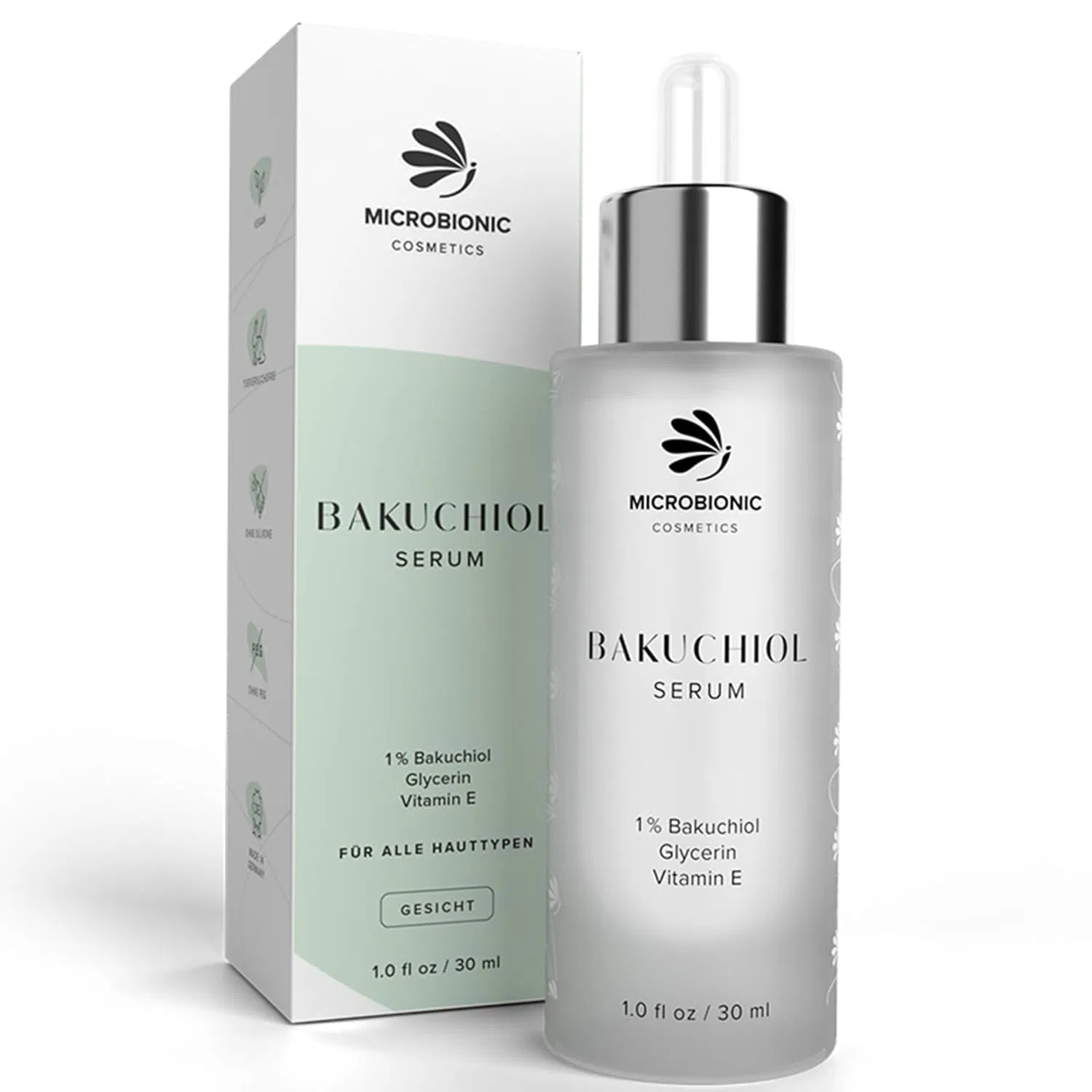 Сыворотка Microbionic — Для лица «Bakuchiol Serum» от с бакучиолом, гиалуроновой кислотой и глицерином, %