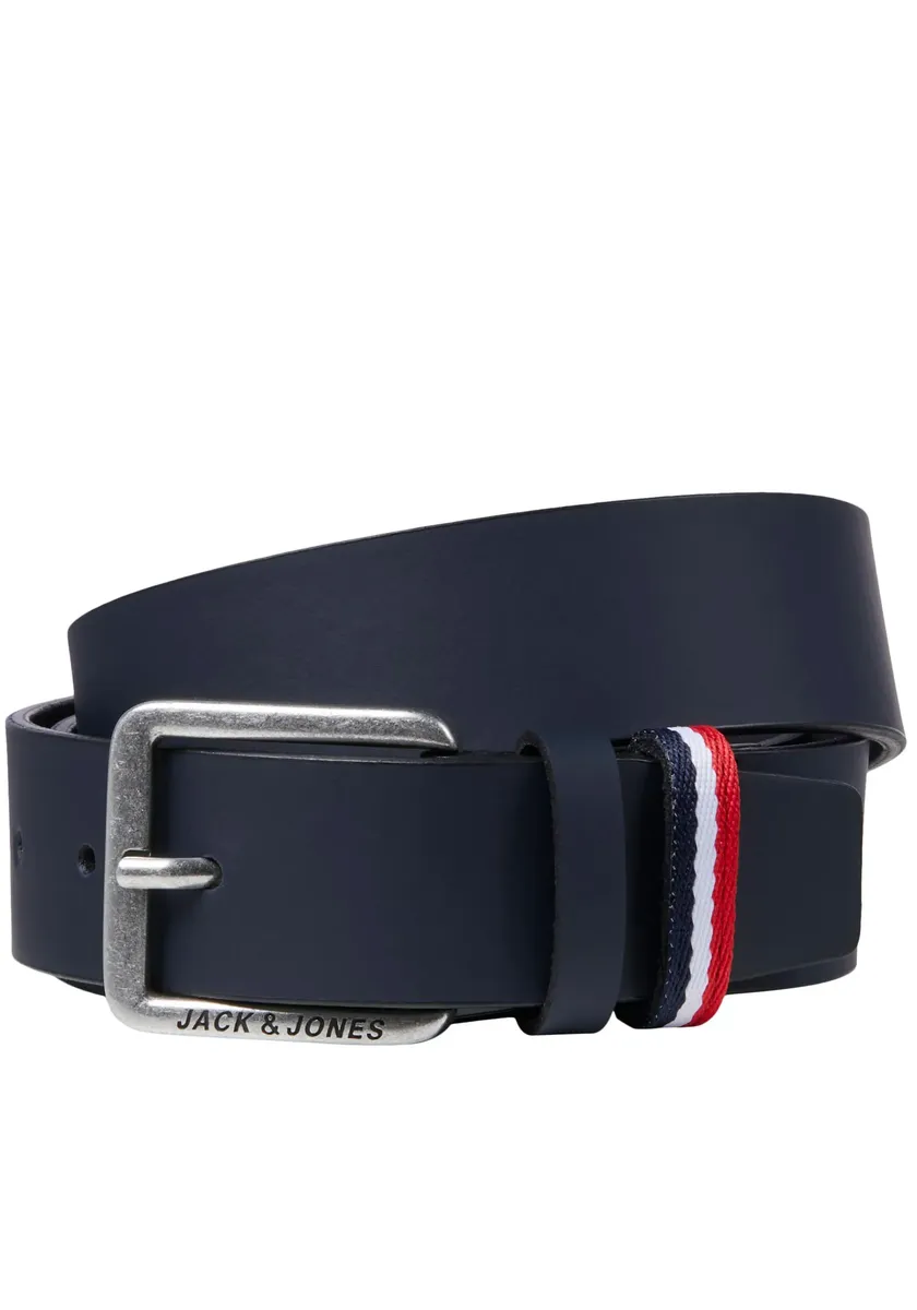 

Кожаный ремень Jack & Jones, цвет морской волны