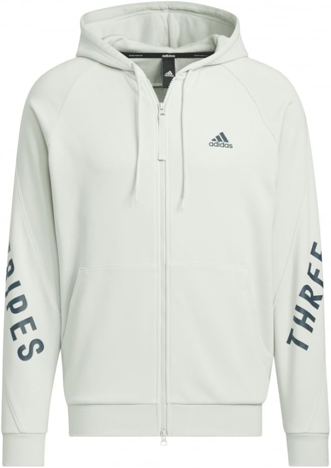 

Мужская толстовка на молнии Adidas, зеленый