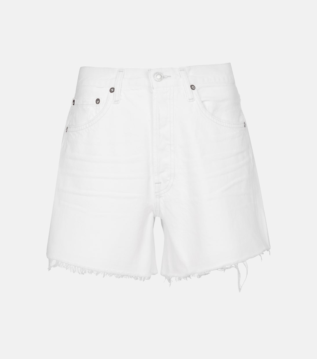 

Шорты джинсовые Parker mid-rise Agolde, Panna Cotta