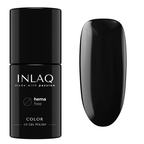 

Гибридный лак для ногтей черное платье, 6 мл Inlaq Glamour, цвет black