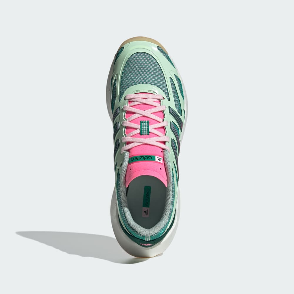 Кроссовки на платформе Adidas Adizero Aruku Shoes, цвет Court Green/Clear Pink/Semi Green Spark — фото 2