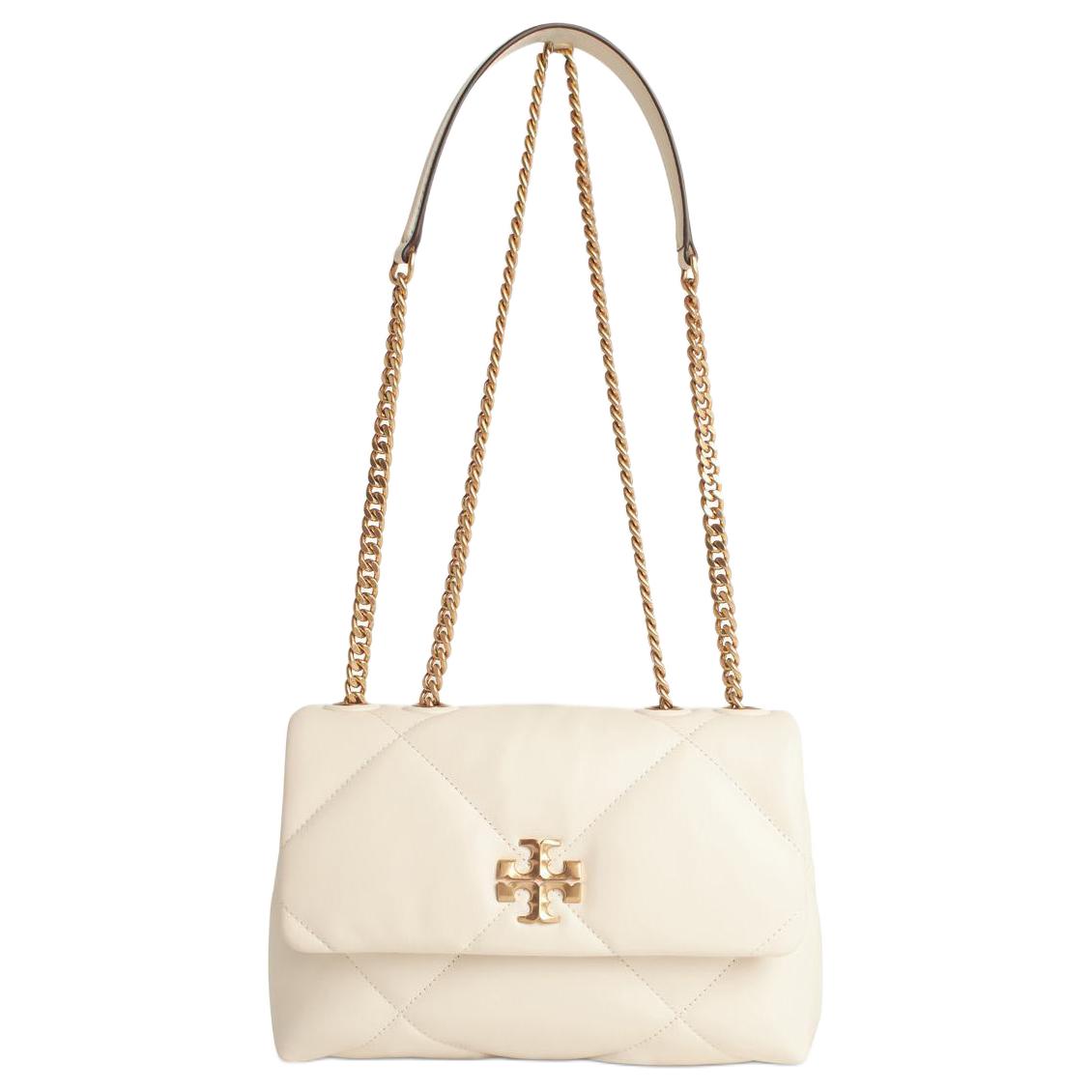

Tory Burch Сумка-трансформер Kira Diamond Quilt Small Convertible Shoulder Bag Warm White