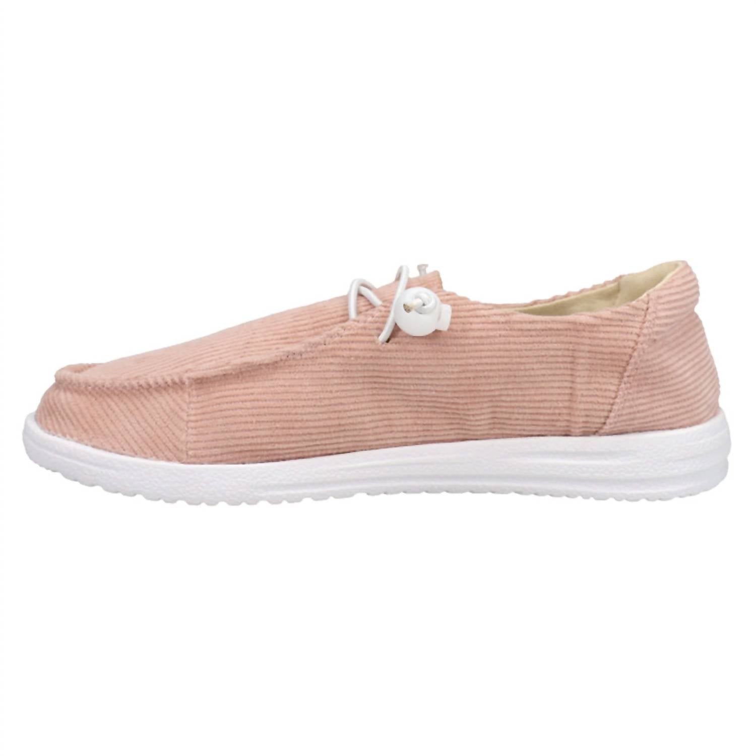 Женские вельветовые мюли Kayak в цвете блаш Corkys Footwear, Blush — фото 3