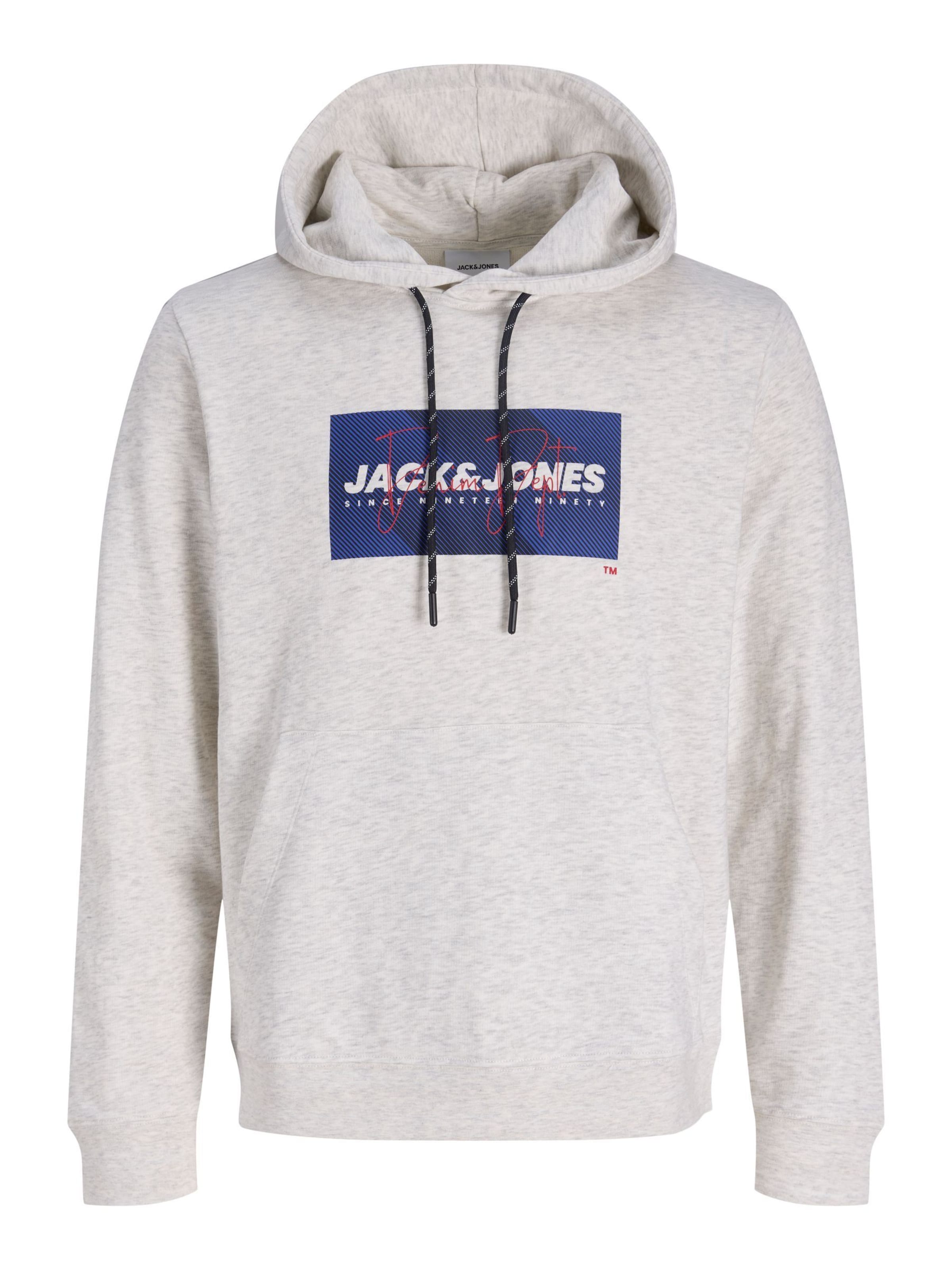 

JACK & JONES Толстовка в крапинку белого цвета, Белый, JACK & JONES Толстовка в крапинку белого цвета