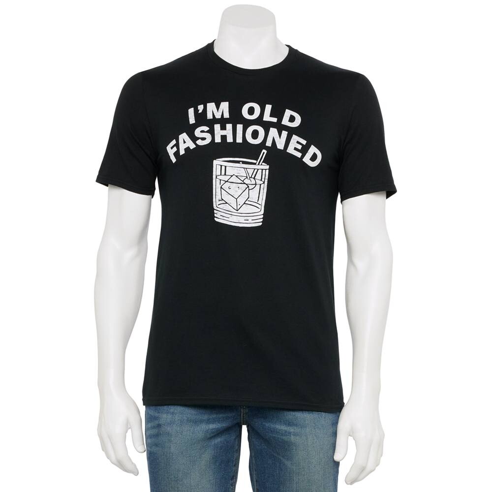 

Мужская футболка I'm Old Fashioned Licensed Character, черный