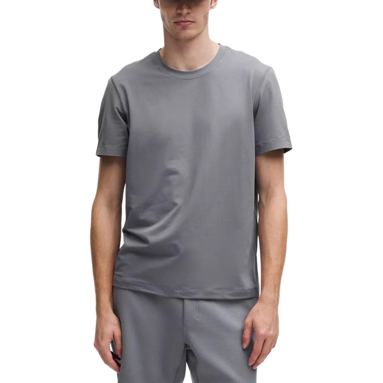 

Мягкая футболка джерси мужская Lululemon, серый