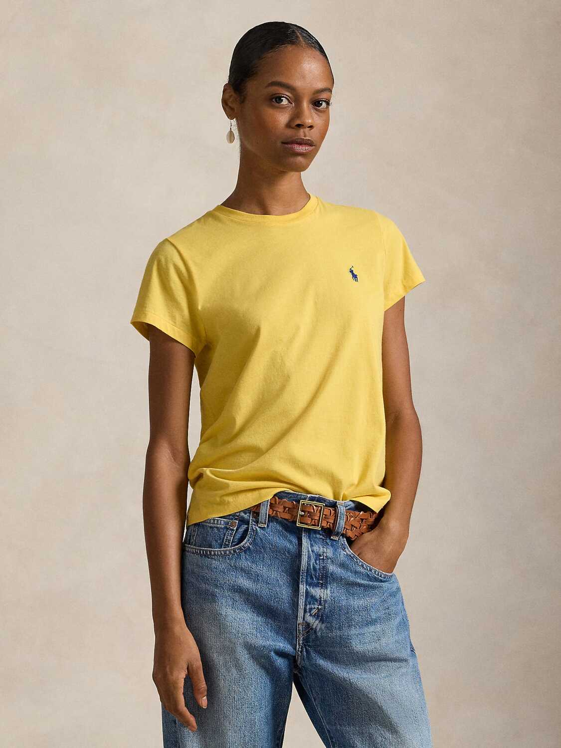 Polo Ralph Lauren Футболка в желтом цвете — фото 2