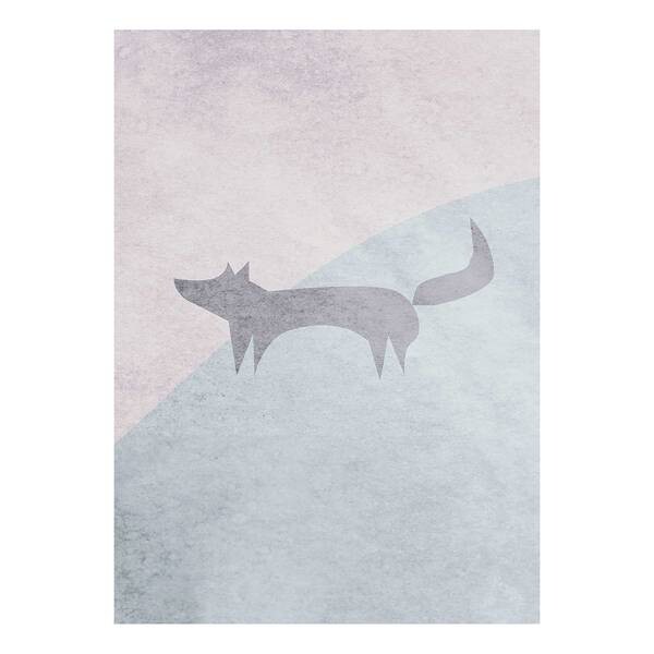 

Фреска Komar Wild and Free Fox цвет rosa/grau/blau