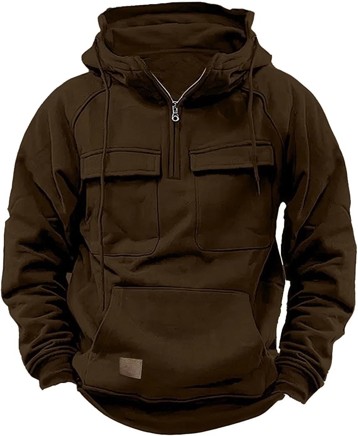Толстовка с капюшоном тактическая, Utility Outdoor, Generic, Brown-1