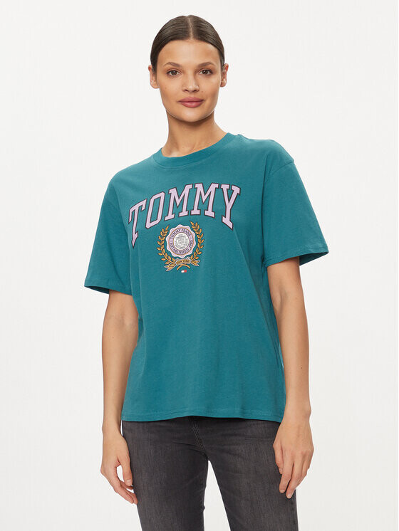 

Футболка свободного кроя Tommy Jeans, синий