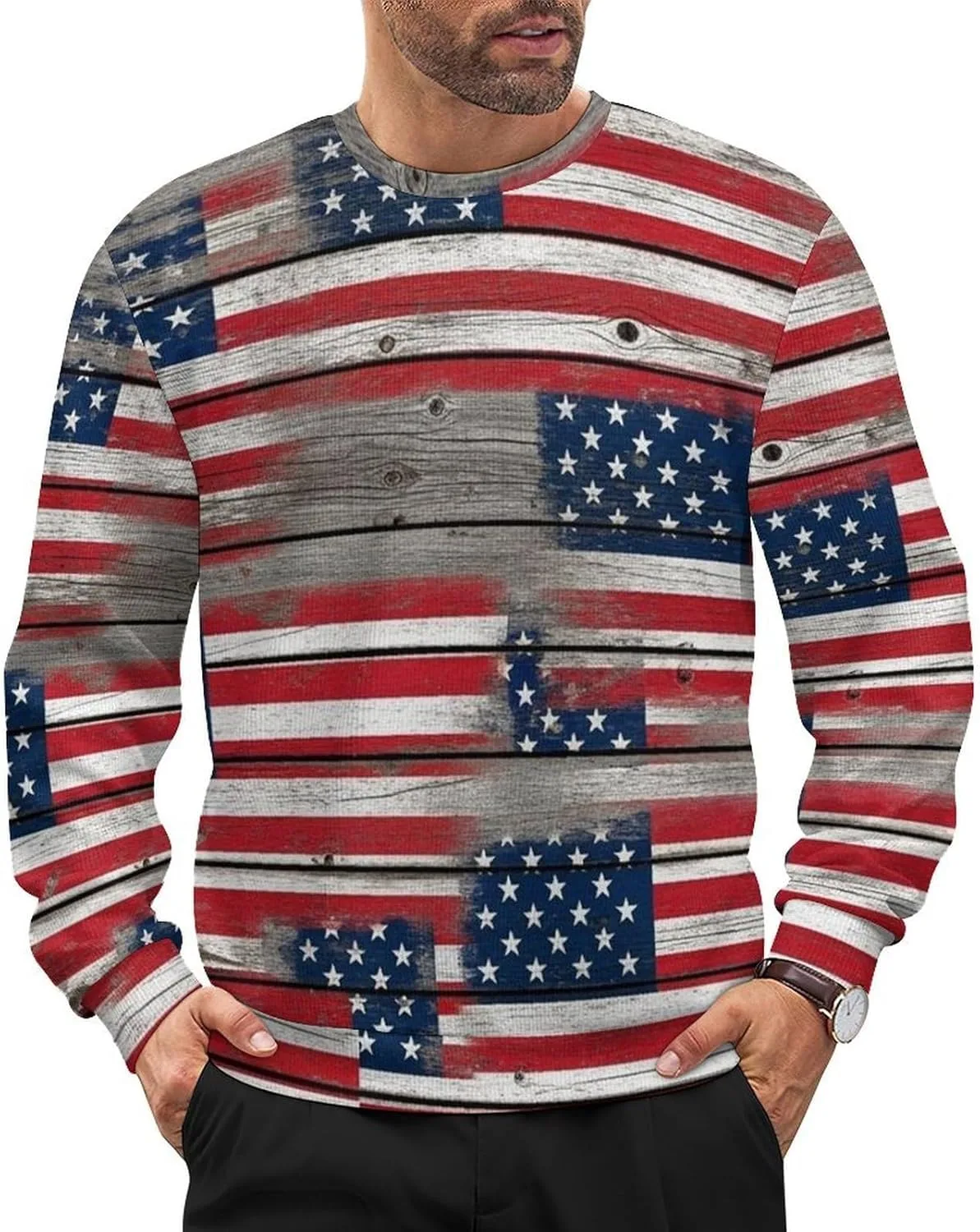 

Мужской свитер с длинным рукавом, мягкий и свободный Meaudiwes