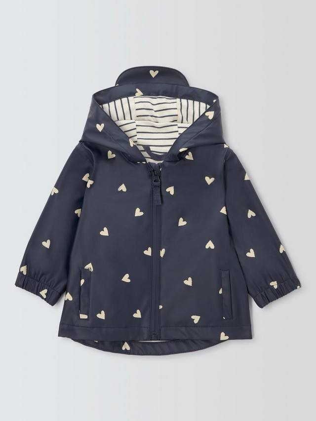 

Детская водонепроницаемая куртка hearts rain mac jacket John Lewis, зеленый