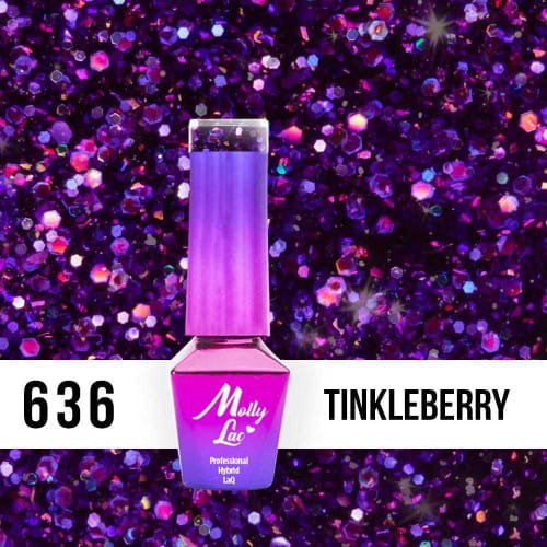 

Molly Lac, гибридный лак, Spotlight Tinkleberry 5 G № 636
