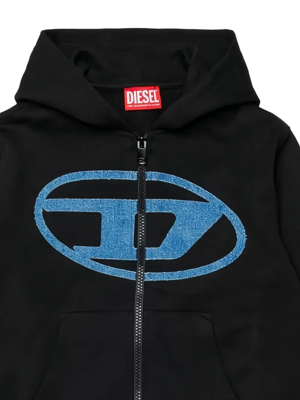 Толстовка Skippy на молнии с логотипом Diesel Kids, черный — фото 2