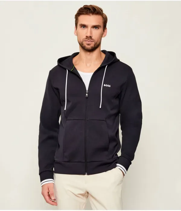 Толстовка FZ Hoodie Zone regular fit Boss Green, темно-синий