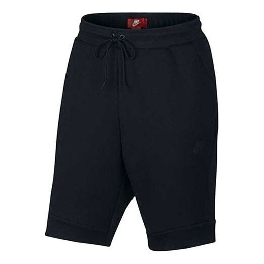 

Шорты men's tch flc short alphabet logo lacing loose shorts Nike, черный