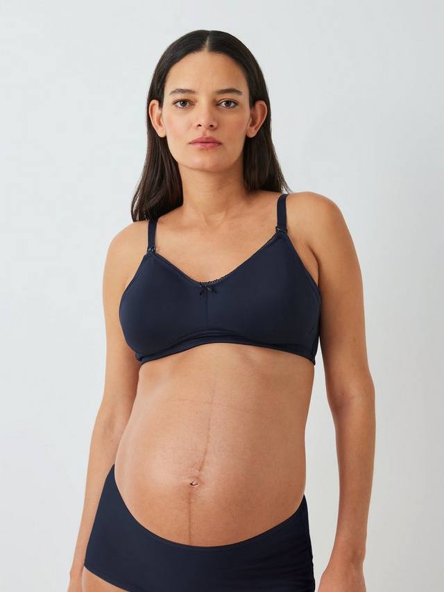 

Бюстгальтер для кормления и материнства isabelle John Lewis, цвет Ivory/Navy