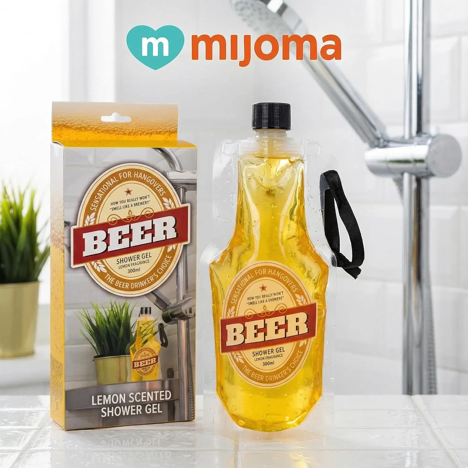Гель для душа MIJOMA Beer с освежающим ароматом лимона, 300 мл Mijoma — фото 2