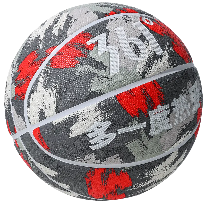 

Баскетбольный мяч BadFive Poklo Collection PU размер 7 для соревнований и тренировок, унисекс, версия для материкового Китая 361°, [anti-wubo collection]cinnabar красный